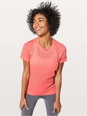 lululemon athletica Coral Short-Sleeve Performance Tee
